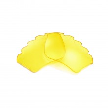 Walleva Yellow Vented Non-Polarized Replacement Lenses for Oakley Half Jacket XLJ Sunglasses